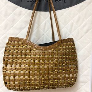 Nancy Gonzalez Straw Tote Handbag